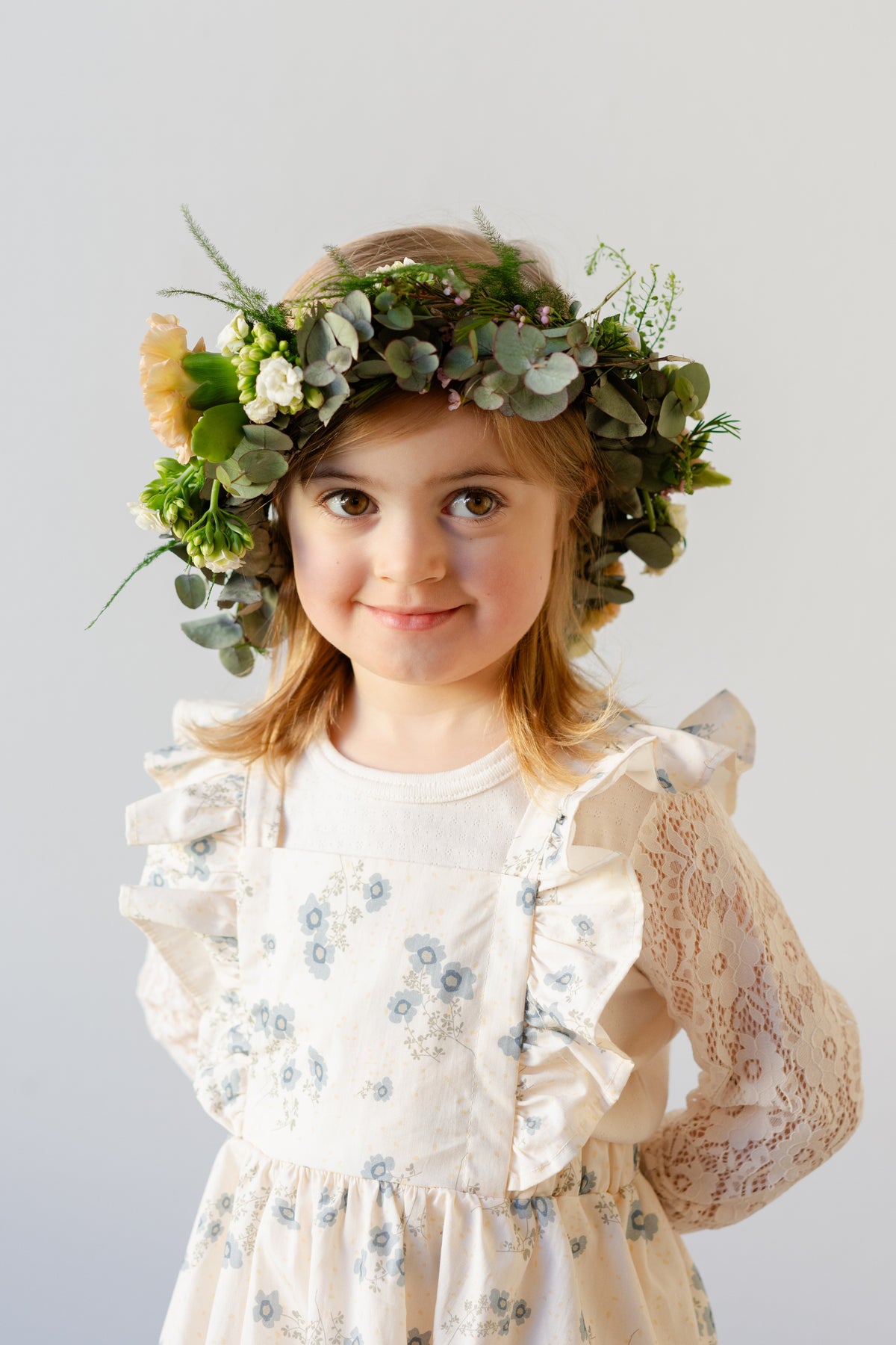 Girl with flower crown